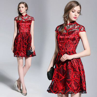 

DFYOP New Womens European Station Foreign Frade Fashion Dress
