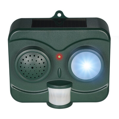 

Outdoor Waterproof Solar Animal Cat Repellerultrasonic Pet Birds Repellent Rechargeable Battery Operated Cat Dog Scarer with Pir