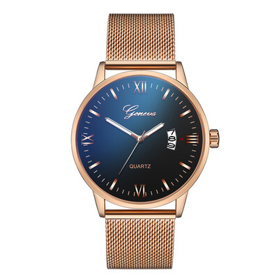 

Gobestart Luxury Watches Quartz Watch Stainless Steel Dial Casual Bracele Watch