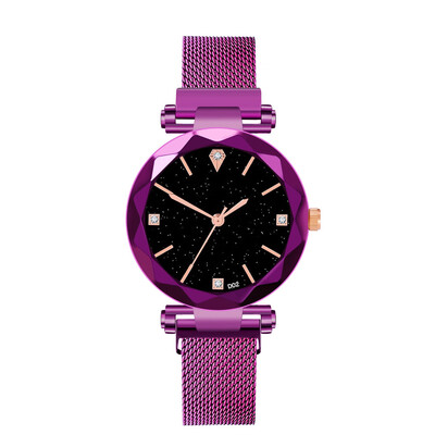 

RM Women Watches Minimalism Starry sky Magnet Buckle Casual Female Wristwatch