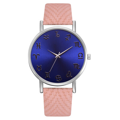 

Business Women Watches Symbolic Character Dial Ladies Quartz Wristwatch Casual Leather Strap Clock Lvpai Top Zegarki Damskie