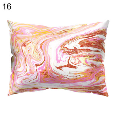 

Fresh Marble Print Pillow Case Cushion Cover Bed Car Cafe Office Decoration