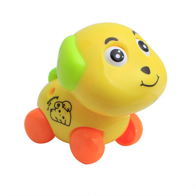 

Tailored Cute And Cartoon Puppy Clockwork Car Best Selling Plastic Educational Toy Car