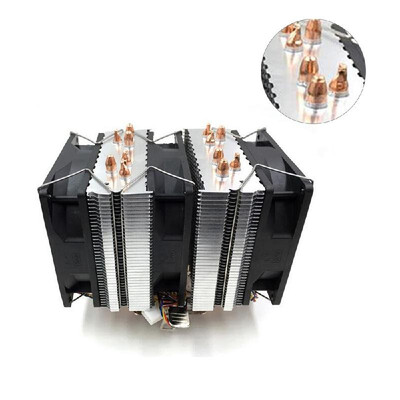 

6 Pipes Computer CPU Cooler Fan Heatsink for Intel LAG115611551150775 Amd