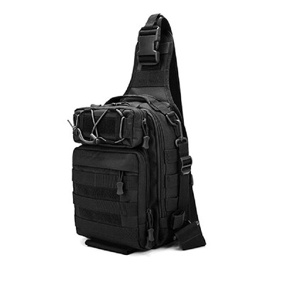

Multi-Purpose Fishing Tackle Bag Shoulder Sling Pack Crossbody Messenger Bag Outdoor Camping Hunting