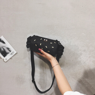 

Tailored New Small Bag Female Cute Cylinder Bag Girl Simple Shoulder Bag Messenger Bag