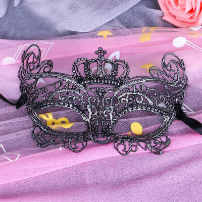 

Siaonvr Masquerade Lace Mask Catwoman Halloween Cutout Prom Party Mask Accessories HOT