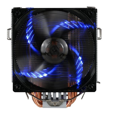 

PCCOOLER 5 Heatpipes Radiator Quiet 4pin CPU Cooler Heatsink Fan Cooling with Dual 120mm LED Fans for Desktop Computer