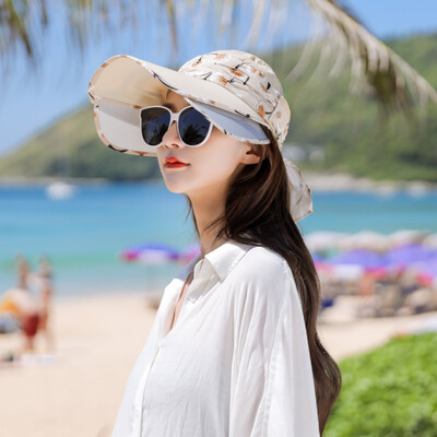 

Summer sunshade cap woman sunscreen retractable hollow cap baseball cap UV protection multifunctional outdoor solar cap