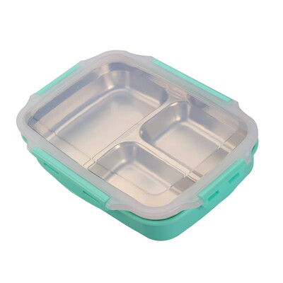 

Three-Four Grid 304 Stainless Steel Covered Canteen Lunch Box