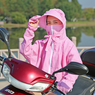 

Electric car sunscreen cycling hooded sunscreen ice electric car sunscreen womens sunscreen womens summer