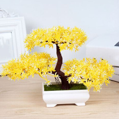 

Artificial Bonsai Plastic Resin Fake Flower Home Living Room Decoration