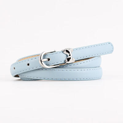

Women Faux Leather Belts Candy Color Thin Skinny Waistband Adjustable Belt Dress Strap cinturon mujer cinto feminino belt