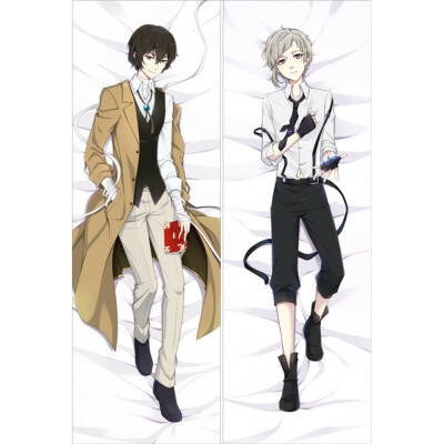 

redCherry Anime Bungou Stray Dogs Body Pillowcase Peach Skin Double Sided Throw Pillow Case Cushion Cover