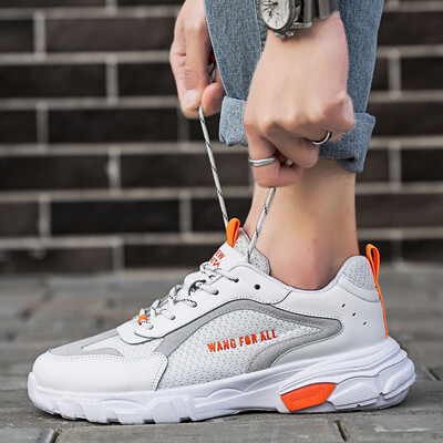 

2019 new summer mens shoes Korean version of the trend of sports&leisure canvas shoes mens wild net red white tide shoes