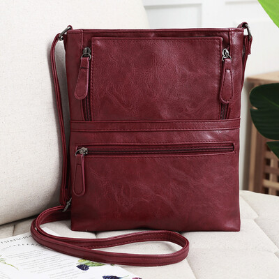 

Tailored Womens Leather Purse Satchel Cross Body Zipper Shoulder Bag Messenger Bag