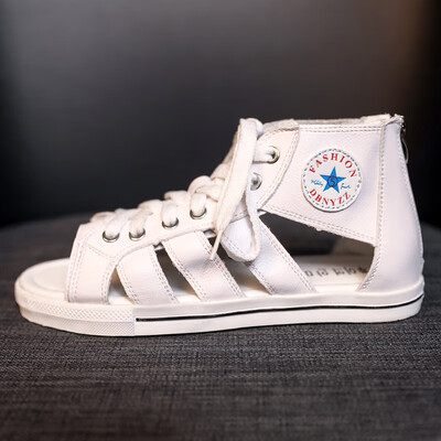 

Leisure fashion sandal women 2019 new summer Korean version of the net red Joker student personality hollow sports canvas shoes
