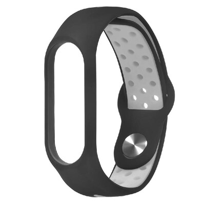 

Silicone Watchband Lightweight Ventilate Watch Strap Wristband Bracelet for Xiaomi Mi Band 3 Wrist Strap