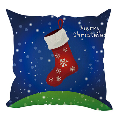 

Siaonvr Christmas Pillow Cover Pillowcases Decorative Sofa Cushion Cover 45x45cm