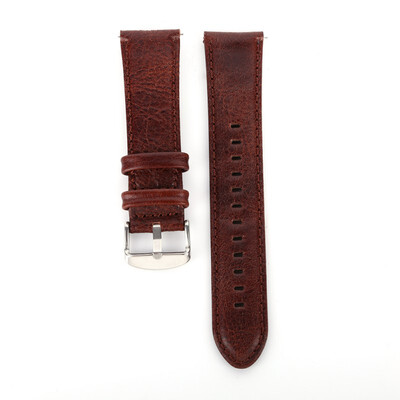 

Watch Band Strap Leather Quick Release 9-hole Pin Buckled Adjustable Wristband Wristwatch Replacement Accessories
