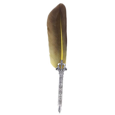 

Harry Potter Feather Dip Pen Vintage Metal School Writing Stationery Gift