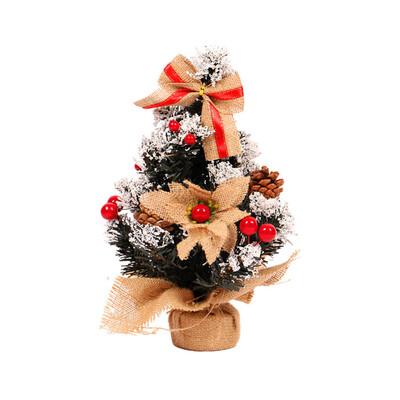 

Toponeto 35cm Mini Christmas Tree Flower Table Decor Festival Party Ornament Xmas Gift