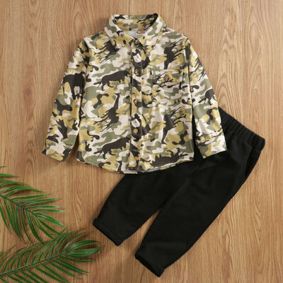 

2PCS Toddler Baby Kids Boys Shirt TopsLong Pants Clothes Gentleman Outfits Set