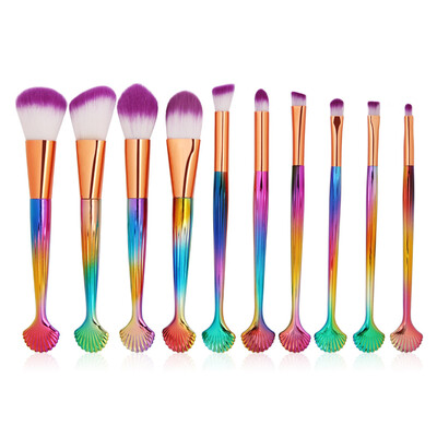 

Toponeto 10pcs Cosmetic Makeup Brush Blusher Eye Shadow Brushes Set Kit