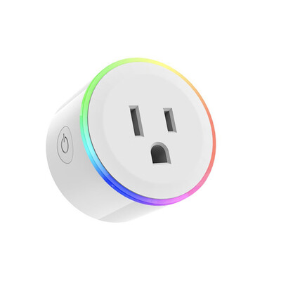 

Siaonvr LED Coloured Lights WIFI Intelligent Socket Work with Amazon Alexa