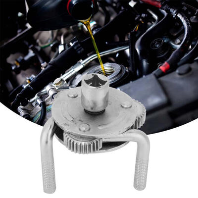 

Greensen Universal Fully Adjustable Round Three-Jaw Oil Filter Wrench Removal Tool