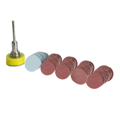 

100 Sandpaper1 Handle1 Grinding Disc Flocking Sandpaper 25mm Grinding Wood