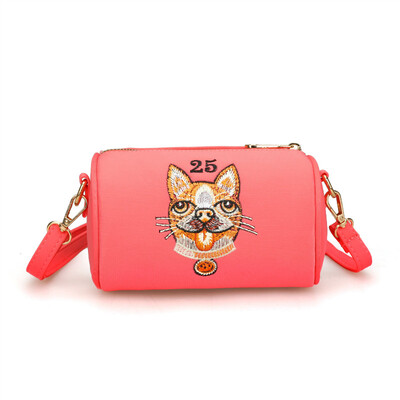 

Personality fashion small cloth bag single shoulder bag cartoon mobile phone bag leisure simple Bucket Bag