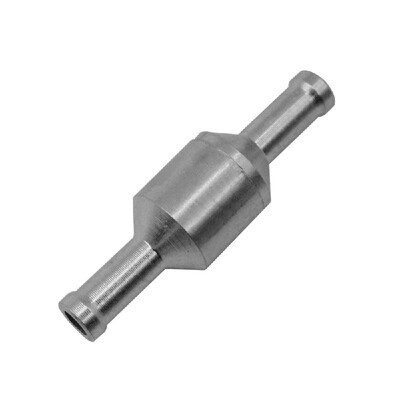 

12mm Inline One-way Non-return Check Valve Fuel Water Gas Air Vacuum Aluminum Valve