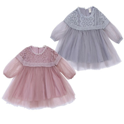 

Toddler Baby Girls Lace Dress Princess Party Pageant Dresses Kids Clothes 0-3Y