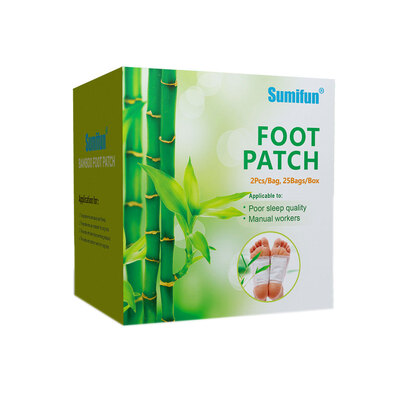 

50PCSSet Sumifun Detox Foot Pad Patches Detoxify Toxins Adhesive Keeping Fit Feet Slimming Cleansing Herbal Adhesive
