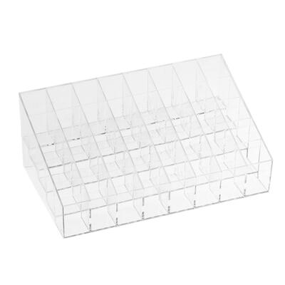 

Clear Cosmetic Organizer 40 Lattices Lipstick Display Holder Storage Box