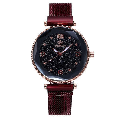 

Simple Digital Gear Scale Magnetic Buckle Watch Minimalism Womens Watches Bayan Kol Saati Zegarek Damski High Quality Clock50
