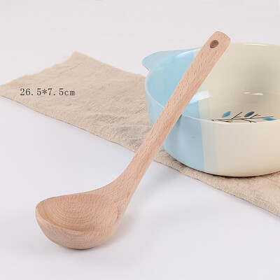 

Toponeto Wooden Spoon Bamboo Kitchen Cooking Utensil Tool Soup Teaspoon Catering Spoon
