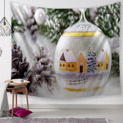 

Siaonvr Christmas Tapestry Santa Print Wall Hanging Tapestry Art Home Decor