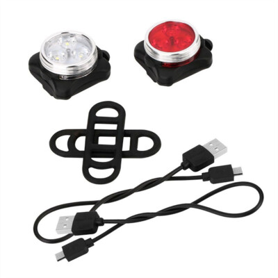 

Waterproof Rechargeable COB Bicycle Bike Front Rear LED Light Lamp Accessories