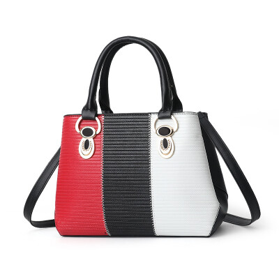 

2019 summer new female bag big bag large capacity color matching fashion handbag shoulder diagonal package