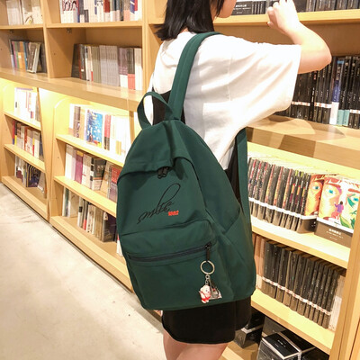 

Insfeng schoolbag female Korean version Chao senior high school student Jane Sen Department of Guzhuang girl Canvas Backpack shoul