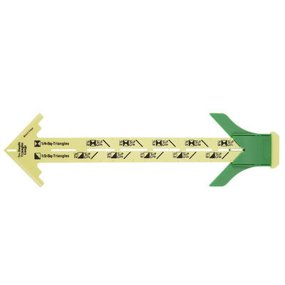 

5 in 1 Multi-function Measuring Ruler Sewing Craft Quilting Sliding Gauge