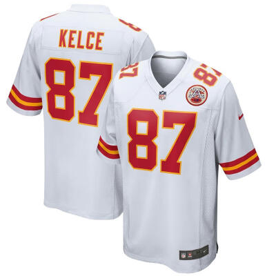 

Youth Football Jersey Kansas City Chiefs Travis Kelce White Game Jersey