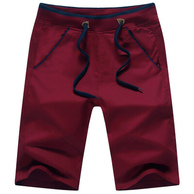 

Mens casual shorts mens 5-point pants beach pants elastic pants