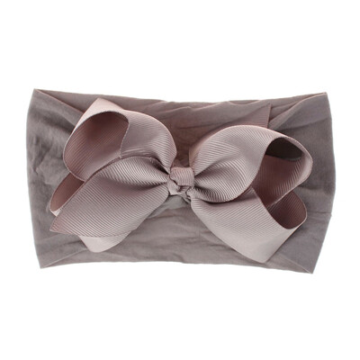 

SUNSIOM Soft Baby Girls Kids Toddler Bow Hairband Headband Turban Big Knot Head-Wrap New