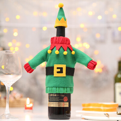 

Gobestart 1pc Christmas Wine Bottle Snowman Santa Decoration Xmas Bottle Cap Xmas Decor