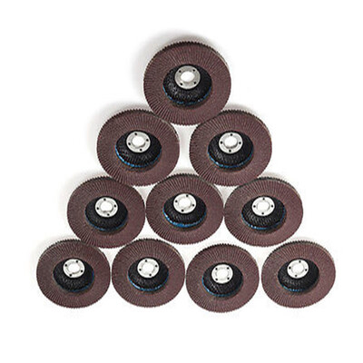 

10pcs 100mm Flap Grinding Sanding Angle Grinder Wheel Sand Paper Disc Grit 240