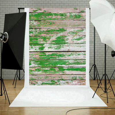 

Toponeto Vinyl Wood Wall Floor Photography Studio Prop Backdrop Background 3x5FT A