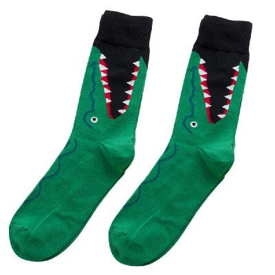 

A Pair Unique Colorful Animal Series Comfortable Cotton Long Socks Warm&Breathable Sock